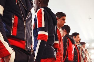 Balmain SS15 Mens collections, Dazed backstage