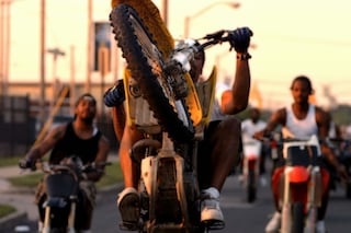 Dirtbike riders in a still from 12 O&#39;CLOCK BOYS
