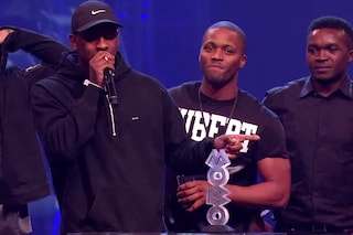 Skepta accepting MOBO