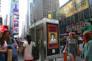 Public Art in Times Square, New York City, 2013