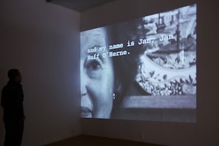 Video installation of former Dutch &quot;comfort woman&quot; survivor