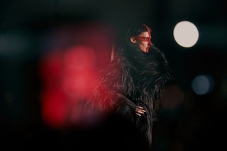 Gareth Pugh AW15, Britannia, Saint George&#39;s Cross, Fur