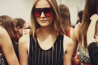 Backstage at Iceberg SS15