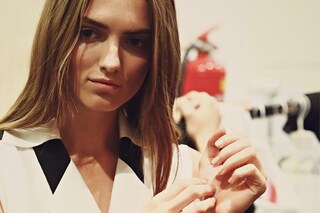 Backstage at Iceberg SS15