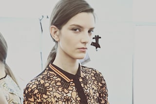 Backstage at MSGM SS15