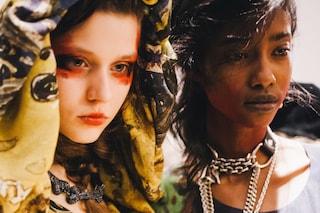 Vivienne Westwood AW15 womenswear backstage Dazed hood cape