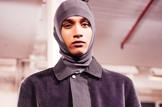 Hunter AW15, Dazed backstage, womenswear, hooded knit