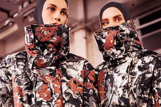 Hunter AW15, Dazed backstage, womenswear, paint splatters