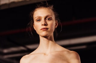 Joseph AW15, Womenswear, Dazed, Brown, Strapless, Dress