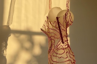 Swarovski corset by Michaela Stark