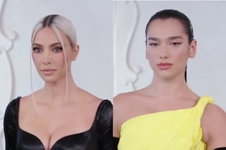 Kim Kardashian and Dua Lipa for Balenciaga