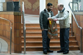 Adam (Faraz Ayub) &amp; Jeff (Steve Oram) in Moin Huss