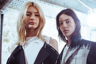 London College of Fashion MA18 show London backstage