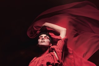 Alex box make up artist dazed archive performance red