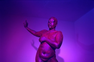 Exhibit social media censorship of fat bodies series