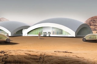 Mycelium architecture concept on Mars