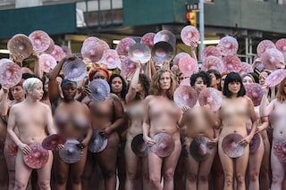 Nude protest