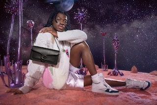 Lil Nas X in the Coach Tabby campaign