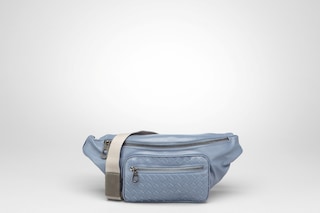 Bottega Veneta Stone intrecciato light calf belt bag