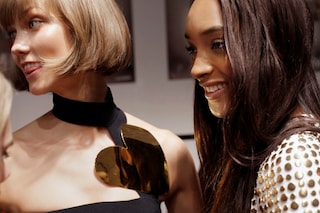 backstage at the burberry prosum womenswear autumn