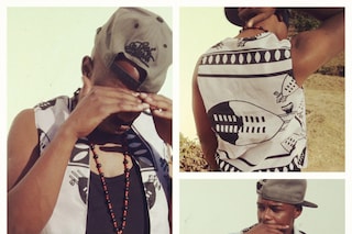 Tehn Diamond Musician, Waistocoat and africa beads