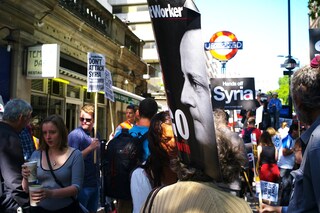 Syrian anti-war march