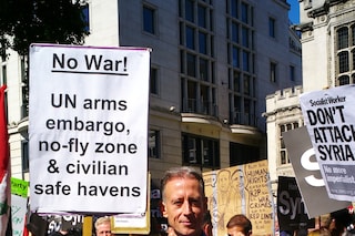 Syrian anti-war march