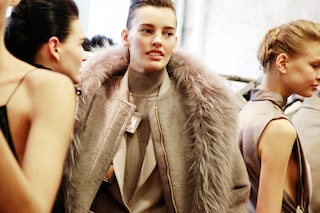 Backstage at Jason Wu AW14