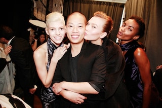 Backstage at Jason Wu AW14