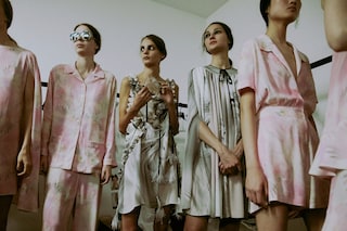 Backstage at Giles SS15