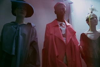 Backstage at Meadham Kirchhoff SS15
