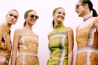 Prada SS15, womenswear, Dazed backstage