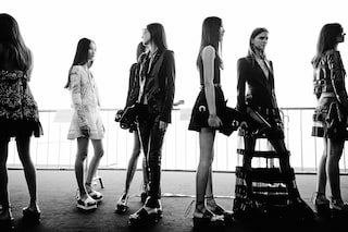 Backstage Roberto Cavalli SS15 Milan Lea Colombo