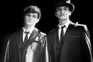 Thom Browne AW15 Mens Netting Face Masks Tie Embroidery 