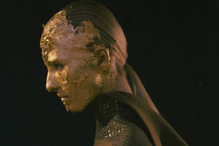 Rick Owens AW15, Dazed, womenswear, gold makeup