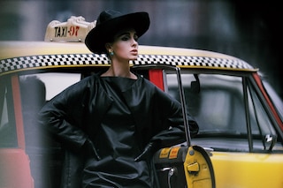 William Klein, “Antonia and Yellow Taxi” (1962)
