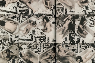 An original double page spread from WET