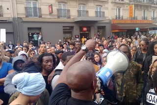 Adam Traore protest