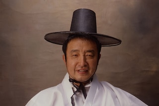 Nam June Paik as Korean emperor &#169;Eric Kroll