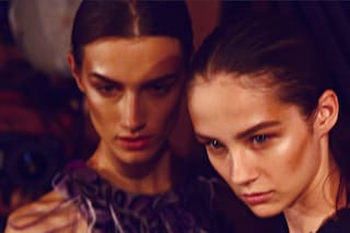Backstage at Prabal Gurung SS15
