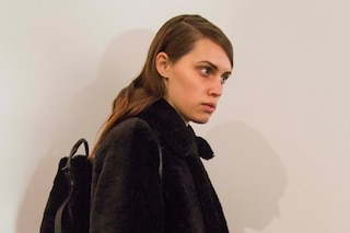 Opening Ceremony AW15, Dazed backstage, womenswear, backpack