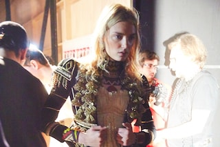 Dsquared2 AW15 Dazed backstage Womenswear circus jacket