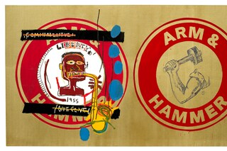 Jean-Michel Basquiat, Andy Warhol, Arm and Hammer 