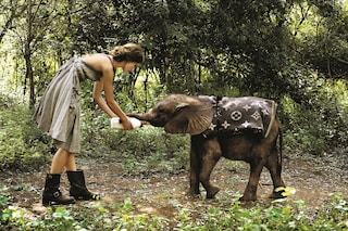 Keira Knightley in Comme des Garçons Arthur Elgort