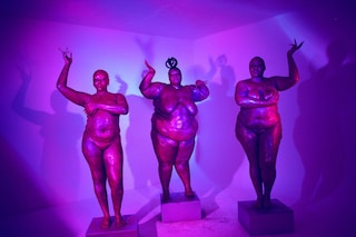 Exhibit social media censorship of fat bodies series