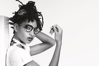 Willow Smith Chanel eyewear Karl Lagerfeld Dazed