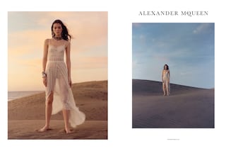 Alexander McQueen SS17 campaign Vittoria Ceretti Dazed