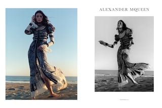Alexander McQueen SS17 campaign Vittoria Ceretti Dazed
