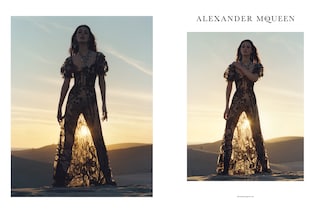 Alexander McQueen SS17 campaign Vittoria Ceretti Dazed