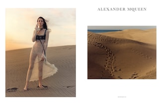 Alexander McQueen SS17 campaign Vittoria Ceretti Dazed
